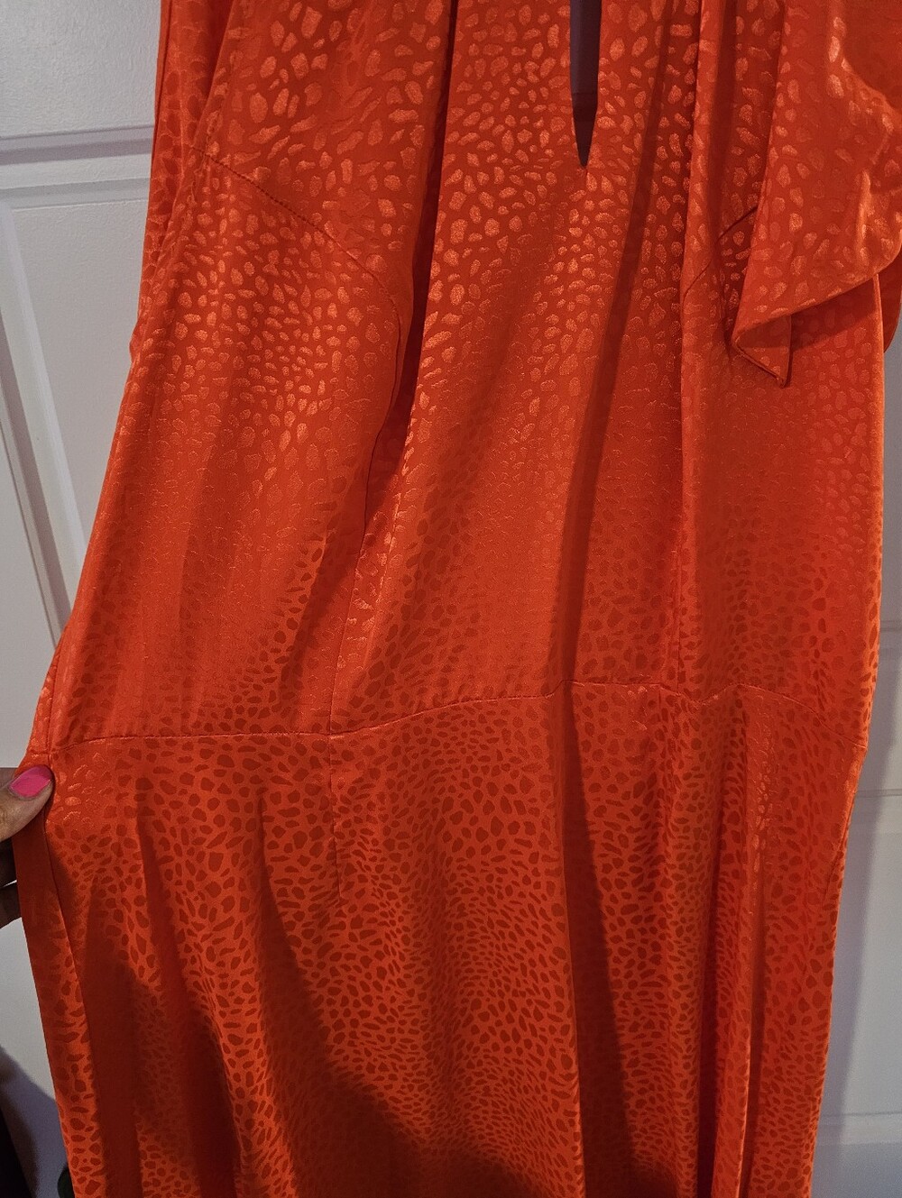 Nwt Glamour Orange Dress Size 12 - Picture 3 of 8